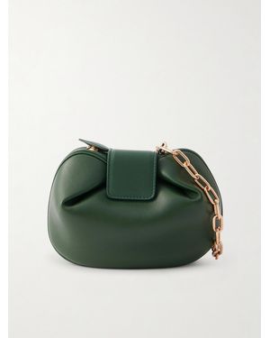 Gabriela Hearst Soft Demi Leather Clutch - Green