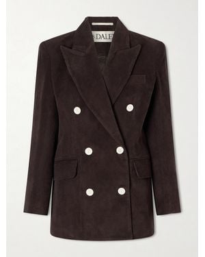 S.S.Daley Eilidh Doppelreihiger Blazer Aus Baumwollcord - Schwarz