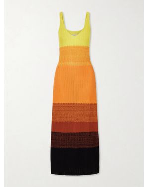 Escvdo Huaral Cotton Maxi Dress - Orange