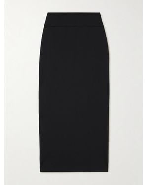 Max Mara Midirock Aus Stretch-Twill - Schwarz