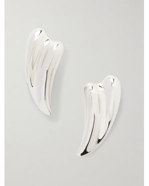 Tom Ford Liza-Tone Clip Earrings - Metallic