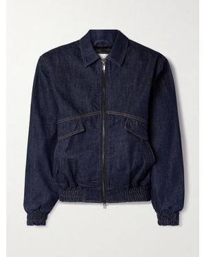 Magda Butrym Bomberjacke Aus Denim - Blau