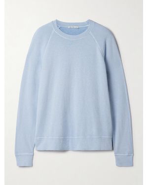 James Perse Cotton-Terry Sweatshirt - Blue
