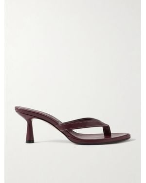 Aeyde Daphne Leather Sandals - Natural