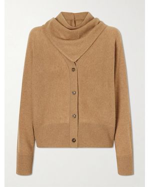 LeKasha Lyss Organic Cashmere Cardigan - Natural