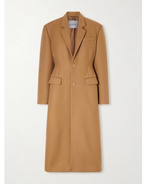 Balenciaga Wool And Cashmere-Blend Long Coat - Natural