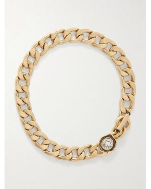 Maison Mayle Flora-Plated And Sterling Choker - Metallic