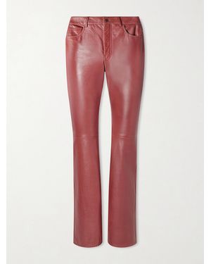 Chloé Schlaghose Aus Leder - Rot