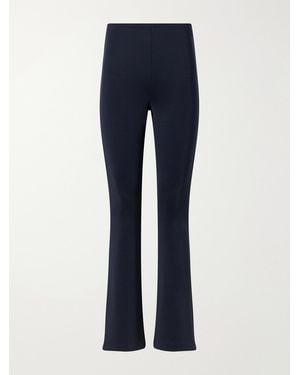 The Park Sarah Pyratex Recycled Stretch-Jersey Slim-Fit Trousers - Blue