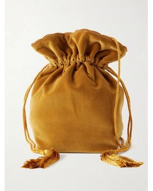 Les Vacances d'Irina The Little Velvet Sack Cotton Pouch - Metallic