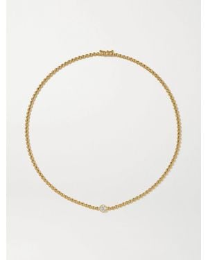 Jennifer Meyer Kette Aus 18 Karat Mit Diamant - Weiß