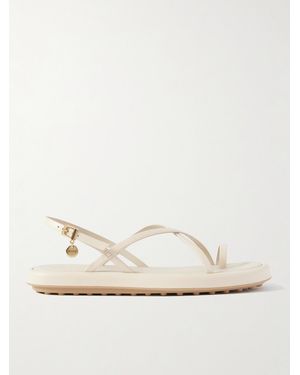 Tod's Sandalen Aus Leder - Natur