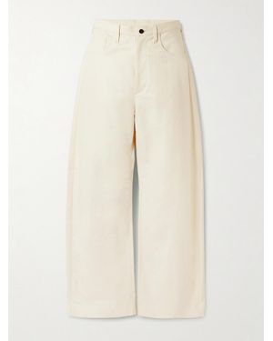 Ssstein High-Rise Wide-Leg Jeans - Natural