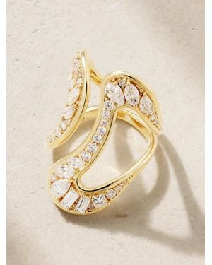 Fernando Jorge Stream Open 18-Karat Diamond Ring - Metallic