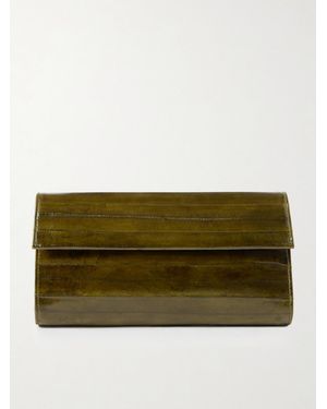 Le Sundial Lydia Leather Clutch - Natural