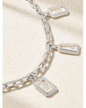 Nikos Koulis Universe 18-Karat Diamond Necklace - Natural