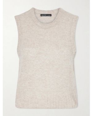 James Perse Cashmere Vest - Natural