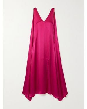 NET-A-PORTER FOR THE KING'S FOUNDATION Net Sustain Midikleid Aus Bio-Seidensatin - Pink