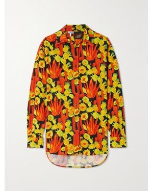 Loewe Paula's Ibiza Printed Woven Shirt - Orange