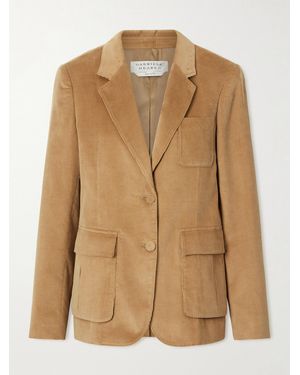 Gabriela Hearst Louisa Cotton Ribbed Blazer - Natural