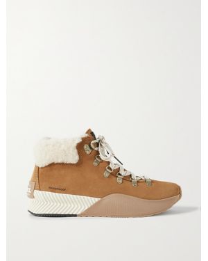 Sorel Out 'N About Iii Conquest Ankle Boots Aus Veloursleder Mit Shearling-Imitat - Braun