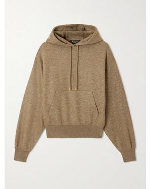 Loro Piana Rio Bodro Cashmere-Blend Hoodie - Natural