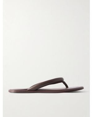 St. Agni Sumi Zehensandalen Aus Gepolstertem Leder - Braun