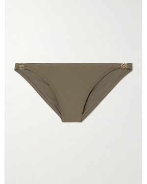 Loewe Paula's Ibiza Bikini-Höschen Mit Verzierungen - Natur