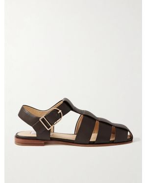 Gabriela Hearst Lynn Sandalen Aus Leder - Braun