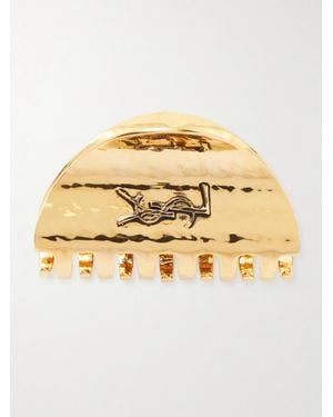 Saint Laurent Pince À Cheveux En Métal Cassandre - Métallisé