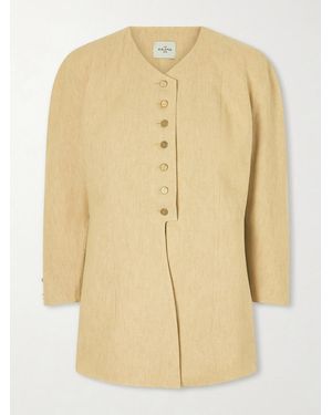 LeKasha Amada Heavy Linen Jacket - Natural