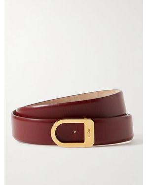 KHAITE Saddle Leather Belt - Brown
