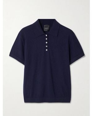 Leset James Merino Wool Polo Shirt - Blue