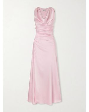 jonathan simkhai pink slip dress Simkhai Pink Reign Strapless Gown