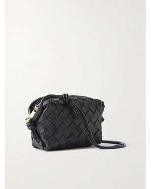 Bottega Veneta Loop Candy Schultertasche Aus Intrecciato-Leder - Schwarz