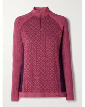 FALKE Jacquard-Knit Top - Pink