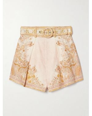 Zimmermann Acacia Shorts - Pink