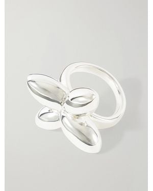 Camille Surault Rosemarie Sterling Ring - White