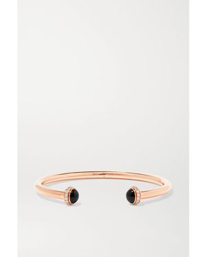 Piaget Possession 18-Karat Rose, Onyx And Diamond Cuff - Natural