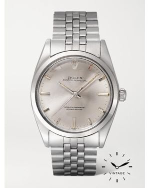 Rolex Pre-Owned 1966 Oyster Perpetual Automatic 36Mm Oystersteel Watch - Gray