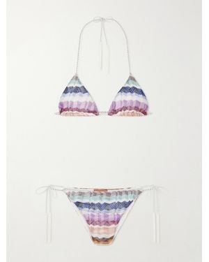 Missoni Striped Tasseled Bikini - Multicolor