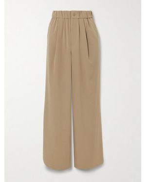 Varley Kayson Hose Mit Weitem Bein Aus Webstoff - Natur