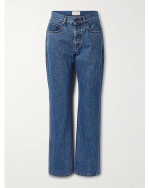 Kallmeyer Gabby High-Rise Straight-Leg Jeans - Blue