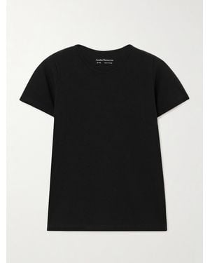 Another Tomorrow Stretch Organic Cotton And Lyocell-Blend Jersey T-Shirt - Black