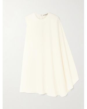 Stella McCartney One-Shoulder Crepe Mini Dress - Natural