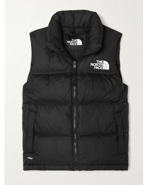 The North Face 1996 Retro Nuptse Quilted Coated-Ripstop Down Vest - Black