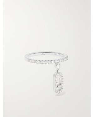 Messika Move Uno Tassel 18-Karat Diamond Ring - Natural