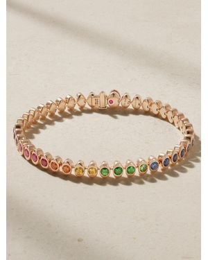 Faberge Colours Of Love 18-Karat Rose Multi-Stone Tennis Bracelet - Natural