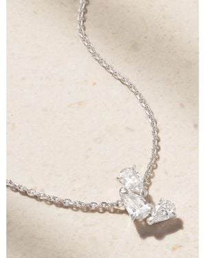 Repossi Serti Sur Vide 18-Karat Diamond Necklace - Natural
