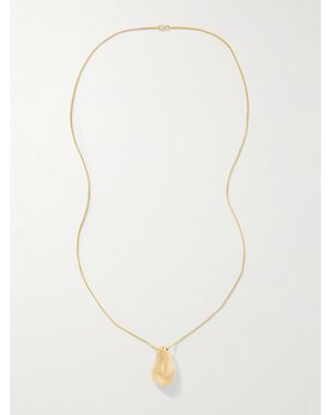 LIE STUDIO The Betty Convertible-Plated And Leather Necklace - White